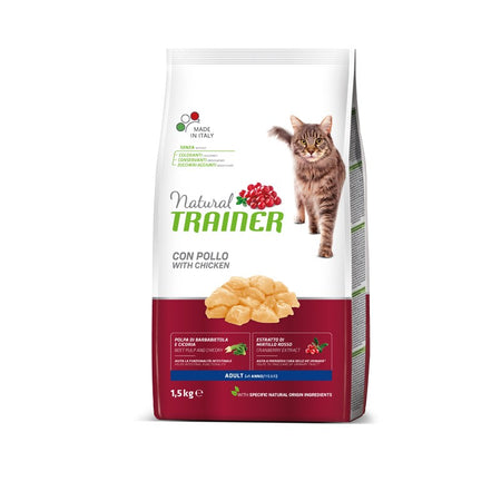 Natural Trainer Mantenimento mangime secco Gatti Adult pollo