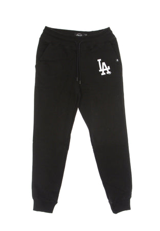 47 BRAND Pantalone Tuta Felpato Uomo Mlb Imprint Burnside Pants Losdod Jet Black da uomo