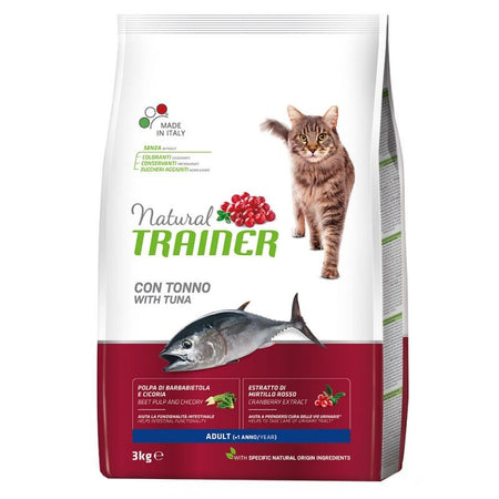 Natural Trainer Mantenimento mangime secco Gatti Adult tonno