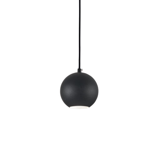 Sospensione Moderna Mr Jack Metallo Nero 1 Luce 7W 3000K Luce Calda Small