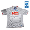 NAPOLI MACRON MAGLIA GARA 2 ARGENTO/ROSSO TAGLIA XXL