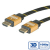Cavo Top HDMI High Speed Gold con Ethernet Lunghezza 15 mt
