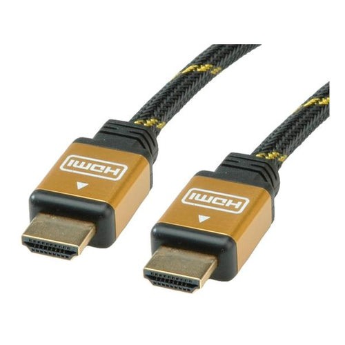 Cavo Top HDMI High Speed Gold con Ethernet Lunghezza 15 mt