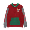 MITCHELL & NESS Felpa Cappuccio Zip Uomo Nba Full Zip Fleece Hardwood Classics Milbuc Scarlet da uomo