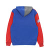 MITCHELL & NESS Felpa Cappuccio Uomo Nba Color Blocked Fleece Hoodie Loscli Royal da uomo