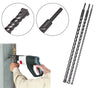 Set 3 Punte Giganti Lunghezza 1 Metro Sds Plus Per Muro Cemento Calcestruzzo