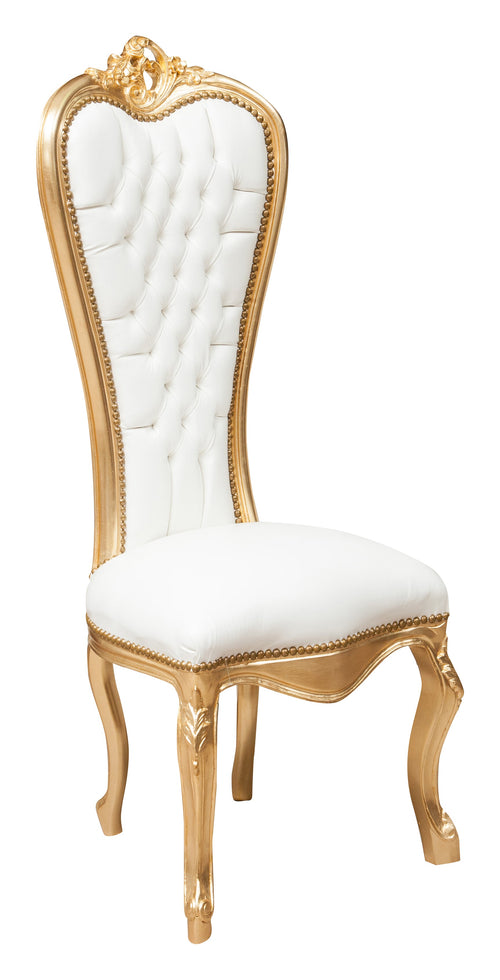 Biscottini Poltrona stile francese Luigi XVI in legno massello di faggio