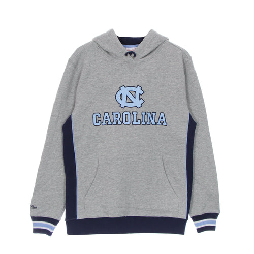 MITCHELL & NESS Felpa Cappuccio Uomo Ncaa Pinnacle Heavyweight Fleece Hoodie Unchee Navy/light Blue da uomo