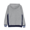 MITCHELL & NESS Felpa Cappuccio Uomo Ncaa Pinnacle Heavyweight Fleece Hoodie Unchee Navy/light Blue da uomo