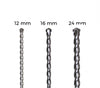 Set 3 Punte Giganti Lunghezza 1 Metro Sds Plus Per Muro Cemento Calcestruzzo