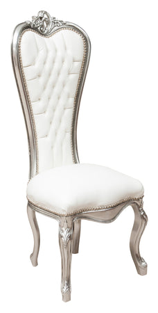 Biscottini Poltrona stile francese Luigi XVI in legno massello di faggio
