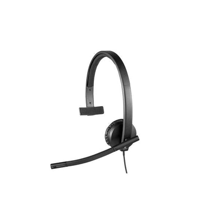 Logitech 981-000571 cuffia e auricolare Cablato A Padiglione Ufficio USB tipo A Nero