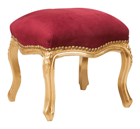 Biscottini Biscottini Panchetto Poggiapiedi Stile Luigi XVI Faggio Massello Intaglio