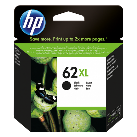 HP CART INK NERO 62XL 600PAG TS