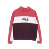 FILA Felpa Leggera Cappuccio Donna Aqila Blocked Hoodie Winter Bloom/baroque Rose/bright White da donna