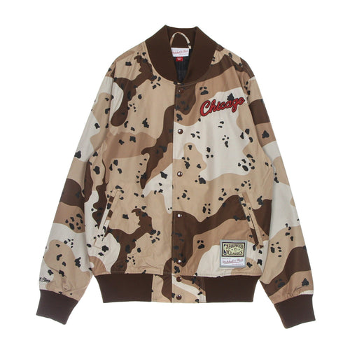 MITCHELL & NESS Giubbotto Bomber Uomo Nba Camo Reflective Jacket Chibul Camo/original Team Colors da uomo