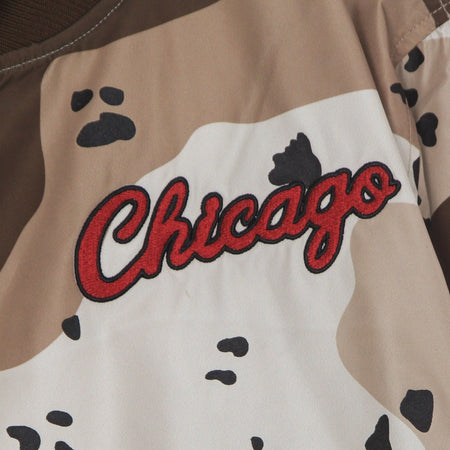 MITCHELL &amp; NESS Giubbotto Bomber Uomo Nba Camo Reflective Jacket Chibul Camo/original Team Colors da uomo