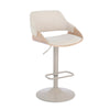 Sgabello Roxanne da bar con base in acciaio girevole per interni