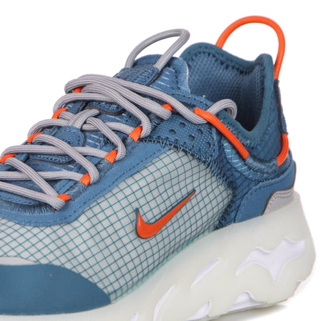 Nike Scarpa Bassa Uomo React Live Rift Blue/orange/grey Fog/wolf Grey da uomo