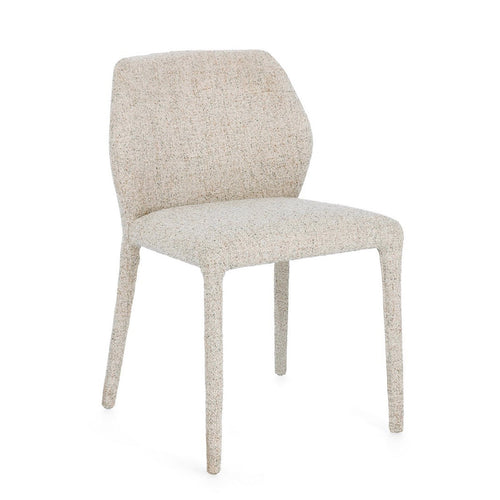 Sedia Libby struttura e gambe in acciaio rivestimento in polietere da interno