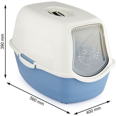 Toilette - Blu e bianco (PP riciclato) - 56 x 40 x 39 cm