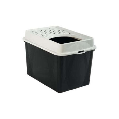 Toilette TOP 50l - Nero (PP riciclato) - 57,2 x 39,3 x 40,4 cm