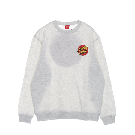 SANTA CRUZ Felpa Girocollo Uomo Classic Dot Chest Crew Athletic Heather da uomo