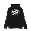 SANTA CRUZ Felpa Cappuccio Zip Uomo Club Oval Dot Zip Hood Black da uomo