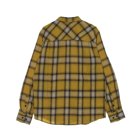 SANTA CRUZ Camicia Manica Lunga Uomo Apex Shirt Mustard Check da uomo