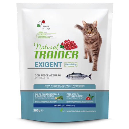 Natural Trainer Exigent mangime secco Gatti Adult pesce azzurro