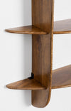 Mensola West Wood struttura in legno di mango per interno