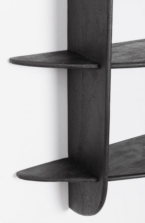 Mensola "West Wood" struttura in legno di mango per interno