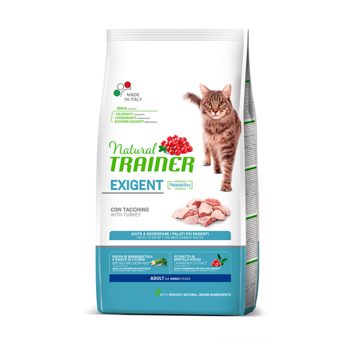 Natural Trainer Exigent mangime secco Gatti Adult tacchino