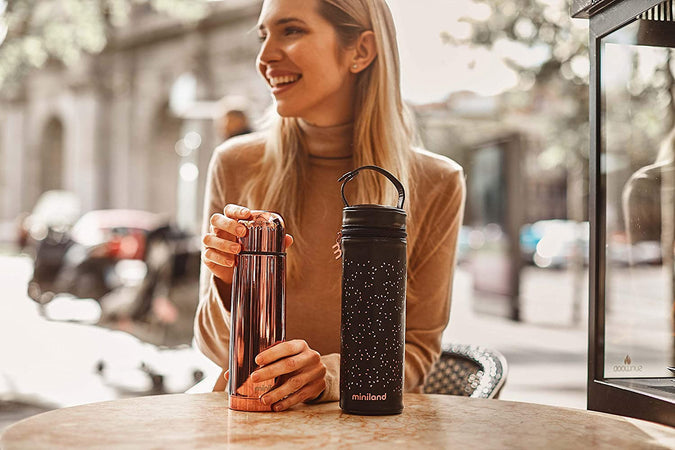 89256 - Miniland Thermos Deluxe Oro - 500 ml
