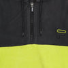 FILA Felpa Cappuccio Uomo Perry Fleece Half Zip Hoodie Black/asphalt/sulphur Spring da uomo