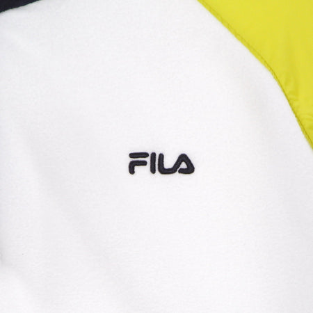 FILA Felpa Collo Alto Donna Yvonne Half Zip Fleece Shirt Black Iris/bright White/warm Olive da donna