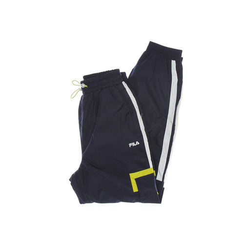 FILA Pantalone Tuta Donna Yvonne High Waist Woven Pants Black Iris/bright White/warm Olive da donna