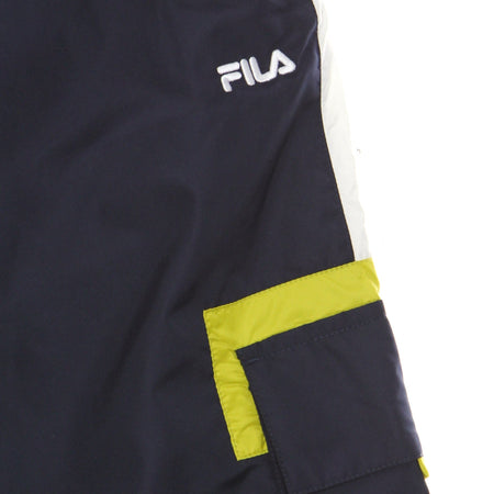 FILA Pantalone Tuta Donna Yvonne High Waist Woven Pants Black Iris/bright White/warm Olive da donna