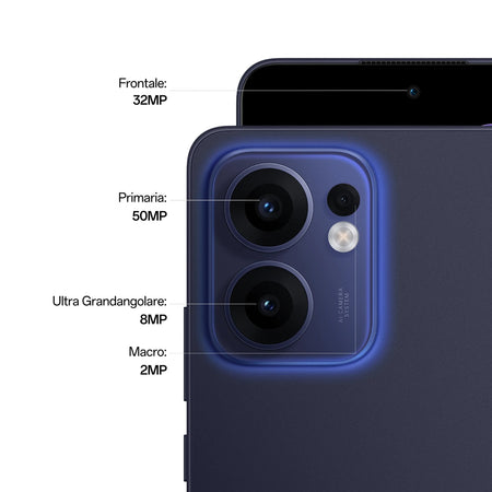 Oppo Reno 13F 8+256gb 6.67 5g Luminous Blue ita