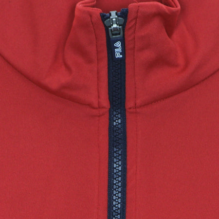 FILA Giacca Tuta Uomo Pele Track Jacket Black Iris/true Red da uomo
