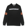 INDEPENDENT Felpa Cappuccio Uomo B/c Groundwork Hoodie Black da uomo