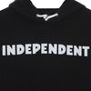 INDEPENDENT Felpa Cappuccio Uomo B/c Groundwork Hoodie Black da uomo