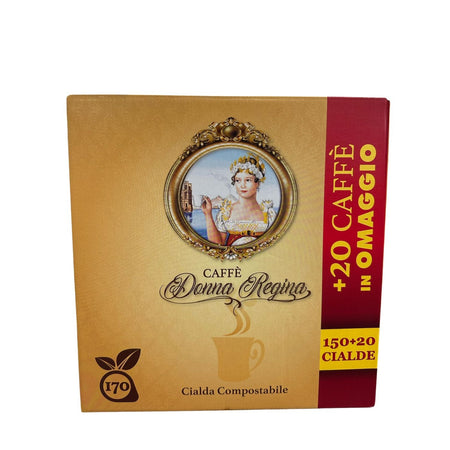 Borbone Caffè Donna Regina Box Cialde 150+20 pz Miscela Forte