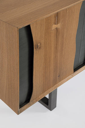 Mobile porta TV "Garwood" in legno MDF impiallacciato per interno