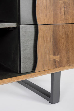 Mobile porta TV "Garwood" in legno MDF impiallacciato per interno