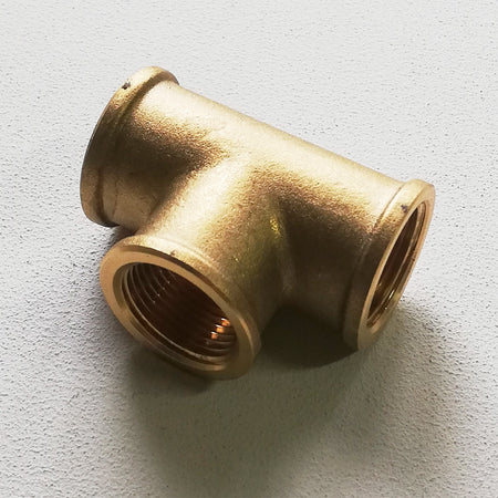 Tee t FFF da 3/8" in ottone