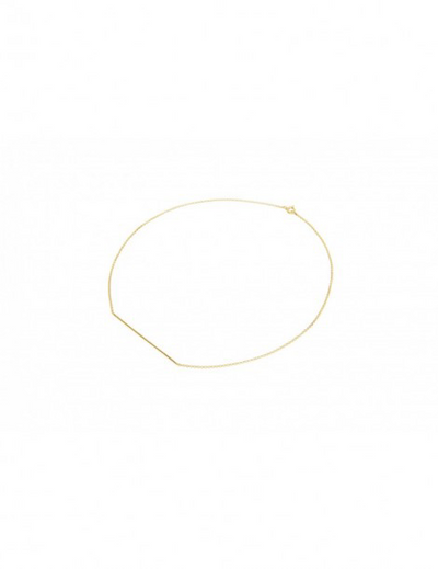 GINGER - COLLANA GIROCOLLO IN ORO BACCHETTA GRANDE IN FILO