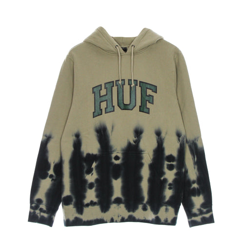 HUF Felpa Cappuccio Uomo Hartford Tiedye Po Hoodie Tan da uomo