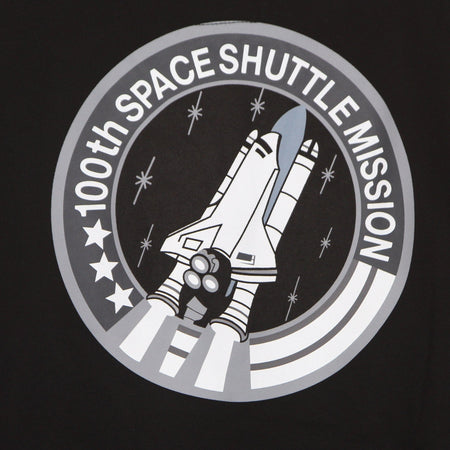 ALPHA INDUSTRIES Felpa Girocollo Uomo Space Shuttle Sweater Black da uomo