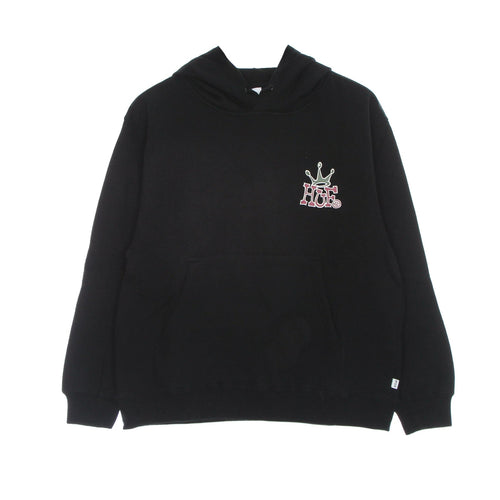 HUF Felpa Cappuccio Donna Huf Crown Po Hoodie Black da donna